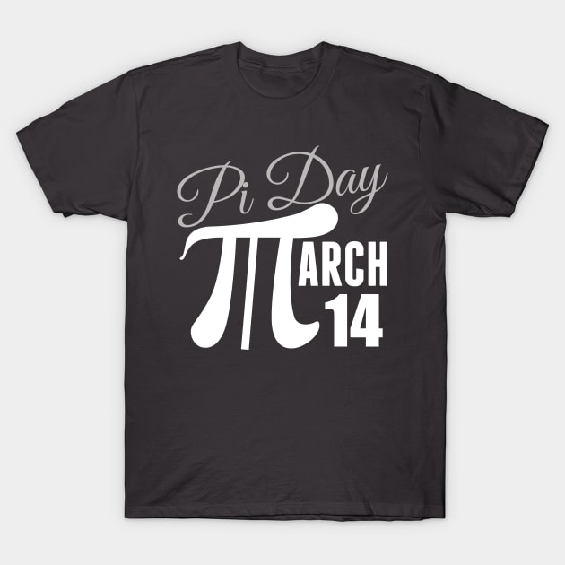 Pi Day March 14 T-Shirt by epiclovedesigns